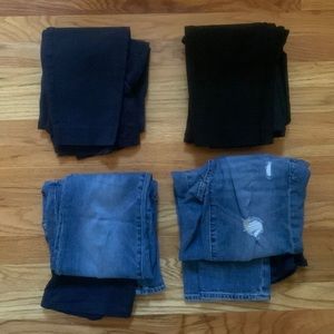 FOUR PAIRS of Gap Maternity Jeans & Pants, size 4